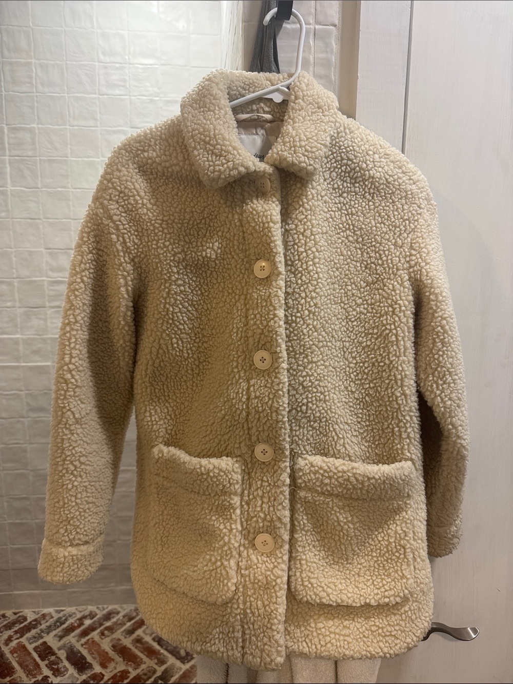 Madewell Sherpa Walton Shirt Jacket Coat. MA316 Size XXS